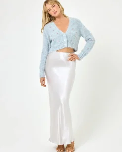 Sweet As Honey Skirt - Silver